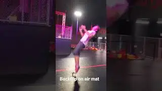 backflip on air mat