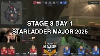 Ohnepixel | STARLADDER BUDAPEST MAJOR 2025 | STAGE 3 DAY 1 | FULL VOD