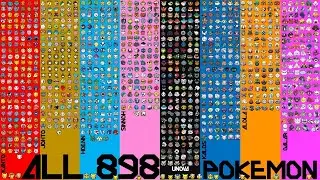 Guessing all 898 Pokemon! (2022 Edition)
