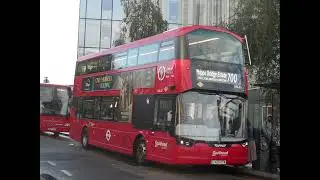 NEW Wright Zero Vision Electroliner BEV Go Ahead London DEL24 LV25OTA Short Ride on a NEW Route 700