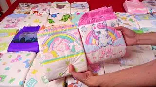 IMPRESSIVE: New 13,500 ml/3,57 gal (!) diaper! 😱 CK Rainbow Island in daily usage test