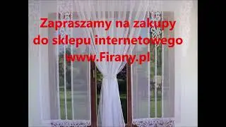 Astor Zestaw firan, paneli 90x230 cm - 2 szt 29x110 cm - 2 szt firanka 290x230 cm - 1 szt  Firany.pl
