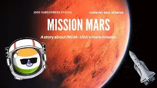 Mission Mars of Indiaball | usa & india on mars | 1K subscribers  #pwa #countryballs #animation