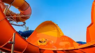 EXTREME Odyssey of Terror Water Slide at Aquaventure Waterpark Dubai