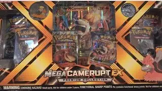 Pokemon Mega Camerupt EX Premium Collection Opening