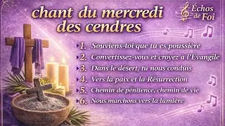 🎶✝️Mercredi des Cendres :Chants pour Entrer en Car&ecirc;me | Conversion, Pri&egrave;re et Esp&eacute;rance🙇🏻&zwj;♂️✨#jesus 