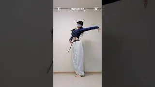 [MIRRORED] NMIXX - Blue Valentine | Dance Tutorial Shorts