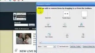 How to add print and other buttons to Firefox