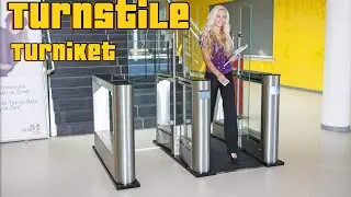 Card turnstile-Turniket na kartu.