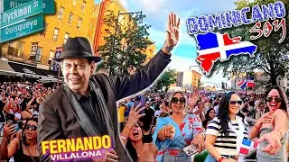 Fernando Villalona LIVE Performance SHUTS DOWN Quisqueya Plaza Dyckman NYC