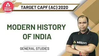 UPSC CAPF AC 2020 | General Studies| Modern History of India
