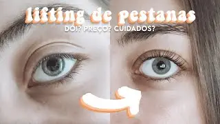 Fiz LIFTING DE PESTANAS pela primeira vez + Preço, Cuidados, etc | Filipa Marques