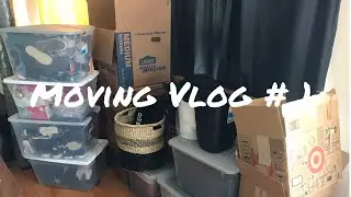 Single Mom Moving Vlog #1- Packing & Money Problems
