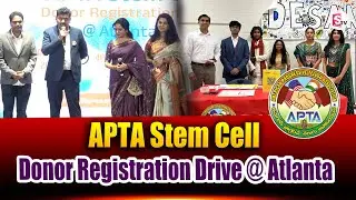 APTA Stem Cell Donor Registration Drive @ Atlanta | Stem Cell Donation Awareness | SumanTV Texas