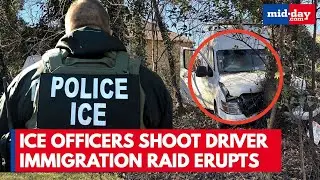 ICE Officers OPEN FIRE in Maryland After Driver Allegedly Uses Van as Weapon
