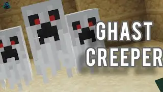 Minecraft modded Ghast Creeper 🔥🧨
