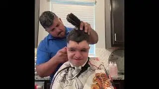 Jesse getting a haircut 💇 