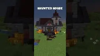 Minecraft Haunted House Build Timelapse | #shorts