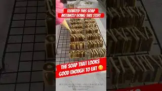 How to Make Soap That Looks Like Dessert #soap #smallbusiness #soapcutting #shorts