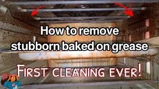How to remove the old baked-on grease on your Air-fryer oven and make it look new again