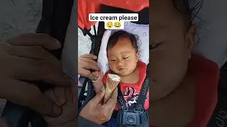 Yong natatakam siya sa ice cream😂#babyshorts #cute #babychoice #cutebabies #cutebabbyboy #cutepics