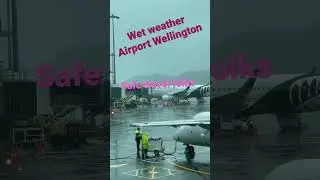 Safe travel #rain  #rainyday #weather #airport #wellington #traveling #flight #report #plane
