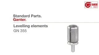Levelling Elements GN 355 &ndash; Precise Height Adjustment for Machines & Equipment | Ganter