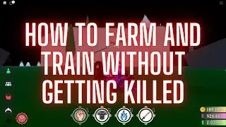 How To Farm And Train Without Getting Killed! Roblox Anime Fighting Simulator The Best OP Glitch
