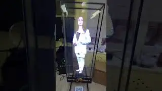 Стойка с голографическими вентиляторами