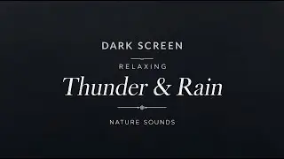 Heavy Rain & Thunder on Window | Deep Relaxation Sounds for Sleep and Focus