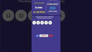 🔵🍀 Quina Resultado 6941 #quina