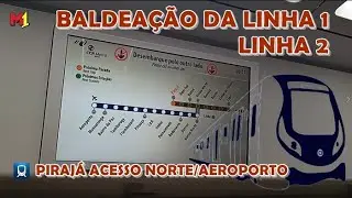BALDEAÇÃO DA LINHA 1 PARA LINHA 2 APÓS O INCIDENTE, CONFIRA