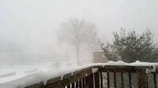 Snowstorm 2021(NJ) Timelapse