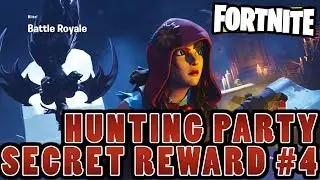 Hunting Party #4 Secret Banner (FORTNITE SEASON 6 WEEK 4 BATTLE PASS CHALLENGE)