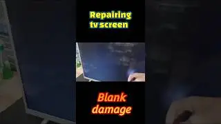 LED TV Changhong L32H1 layar blank, how to repair
