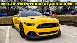 SAVAGE SPEED TV GAVE ME A RIDE IN HIS 1000+HP TWIN TURBO MUSTANG GT!!! ONLY CAR TO EVER SCARE ME!!