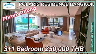 POLARIS Residences Bangkok 3 Bedroom Apartment for Rent Pets allowed 🇹🇭 Thailand