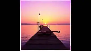 SUNSET AT THE FERRY PIER PALLAD ROCK