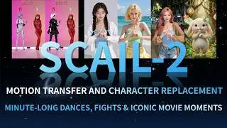 SCAIL-2: motion transfer & character replacement — built for minute-long video re-rendering