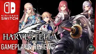HARVESTELLA NINTENDO SWITCH GAMEPLAY AND REVIEW | SQUARE ENIX | SURVIVAL | JRPG | FARMING SIM