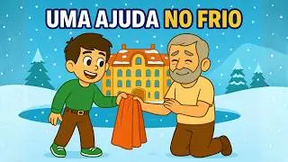 Um Ato de Amor em um Dia Frio – História Infantil Cristã - O Menino Que Ajudou um Homem no Frio
