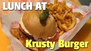 Lunch at Krusty Burger | Universal Studios