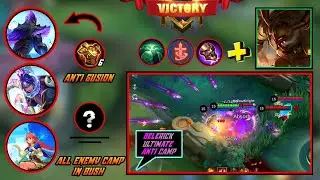 BELERICK ULTIMATE IS ANTI CAMP || DESTROY ENEMY CAMPS WITH BELERICK #mlmeta #mlbbbelerick