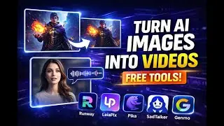 Turn AI Images Into Videos (FREE Tools You Must Try!)