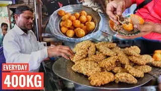 India&rsquo;s Most Famous SAYANTARA Sabudana Vada Nashik | Without Onion Garlic Food | Street Food India