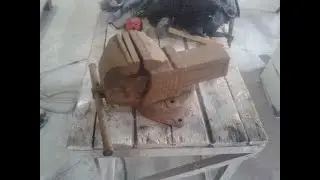 Восстановление тисков времён СССР с переделкой часть 1 / Restoration of the vise of the USSR times 1