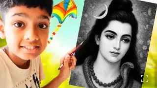 I Drew a realistic SKETCH of lord shiva in just 24 HOUR 🔥😍 | Makarsankranti vlog 