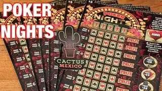 Poker Nights Tickets‼️California Lottery Scratchers🤞🍀🍀🍀
