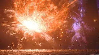 FIinal Fantasy XVI - Behemoth Boss Fight - FF Mode [No Damage]