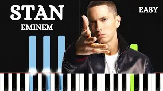 EMINEM - STAN | EASY Piano Tutorial